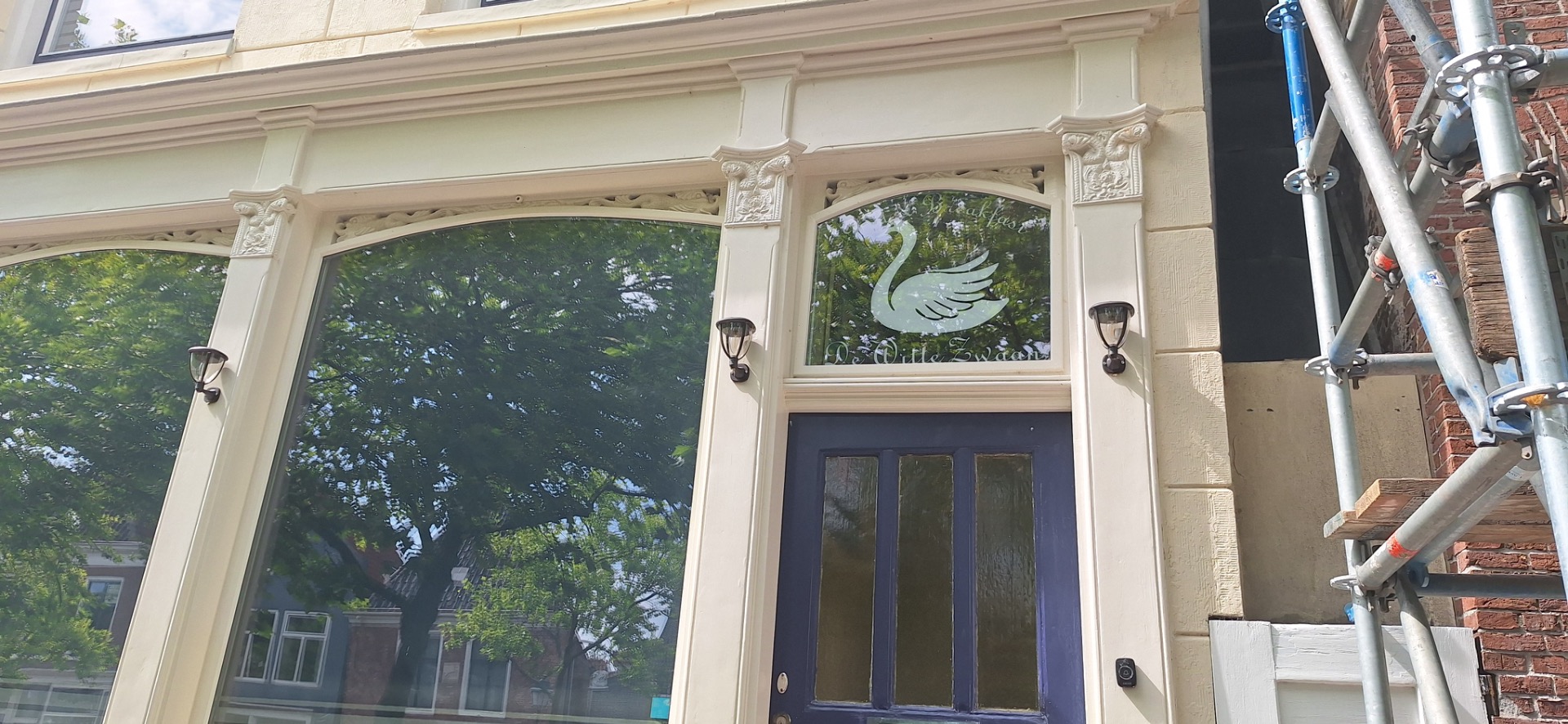 Ingang B&B de Witte Zwaan