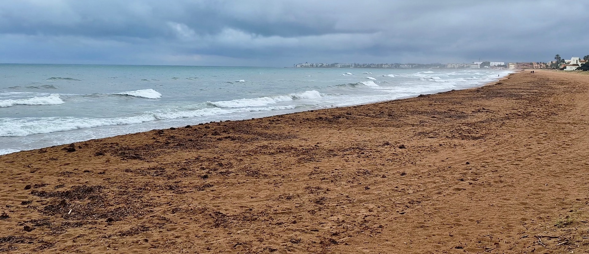 Weinig te doen op het strand