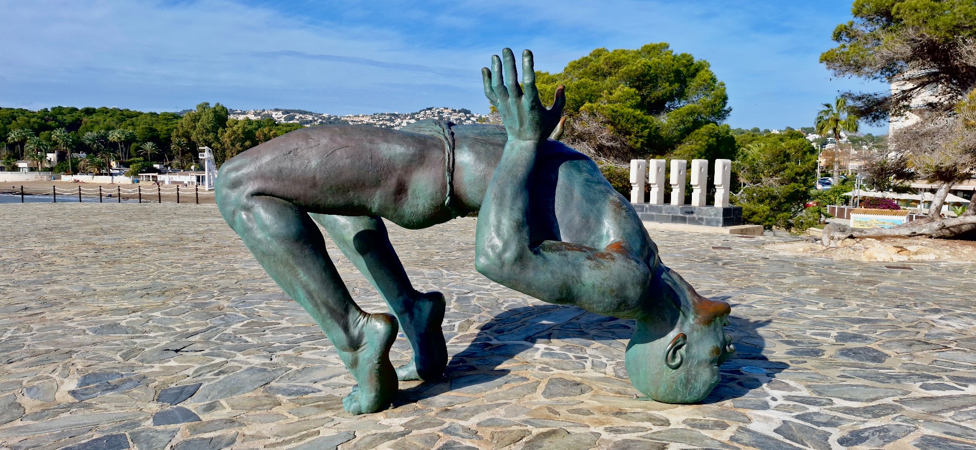 Het beeld “ El gigante de Sal” de zoutreus