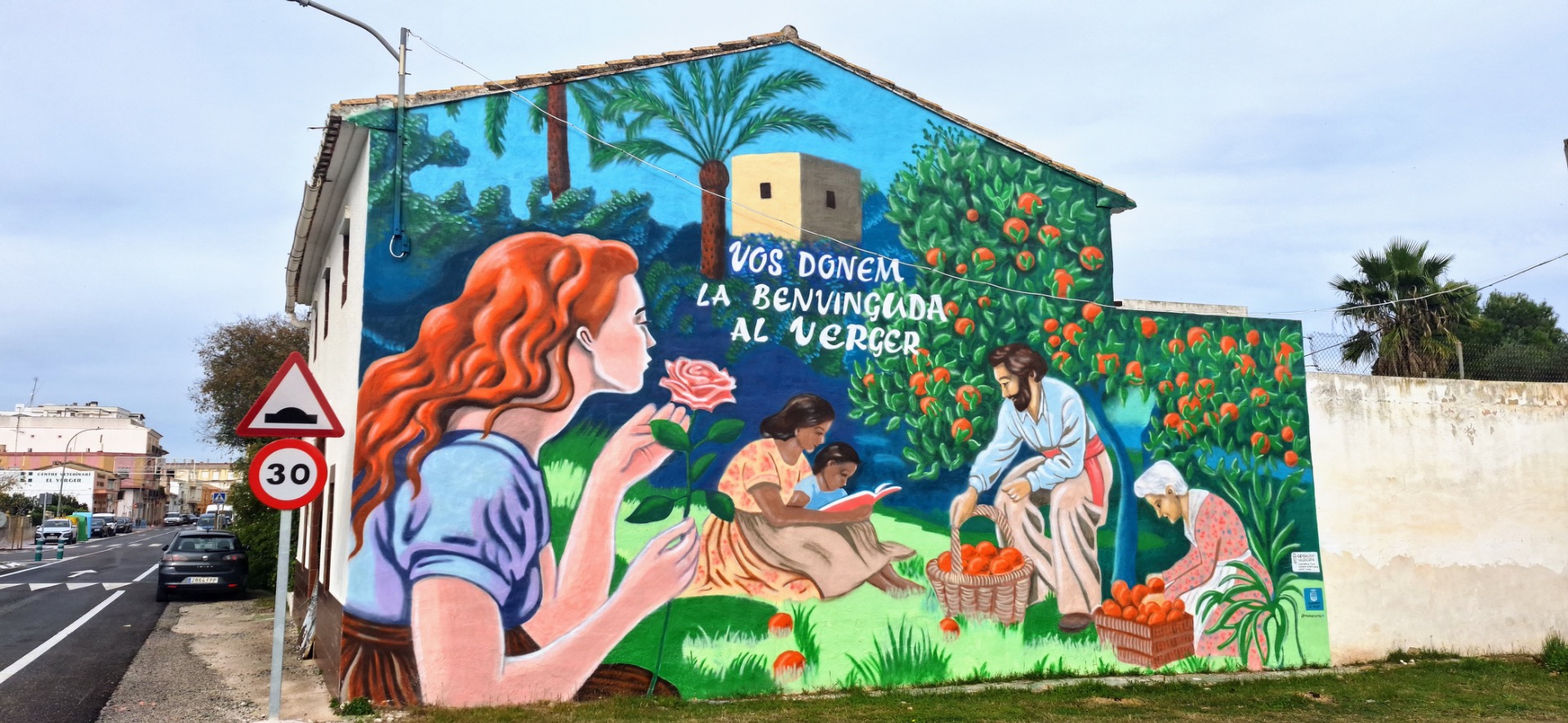 Muurschildering in El Verger